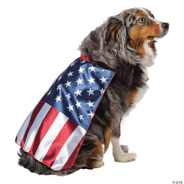 Usa dog flag cape medium M680-GC5014MD