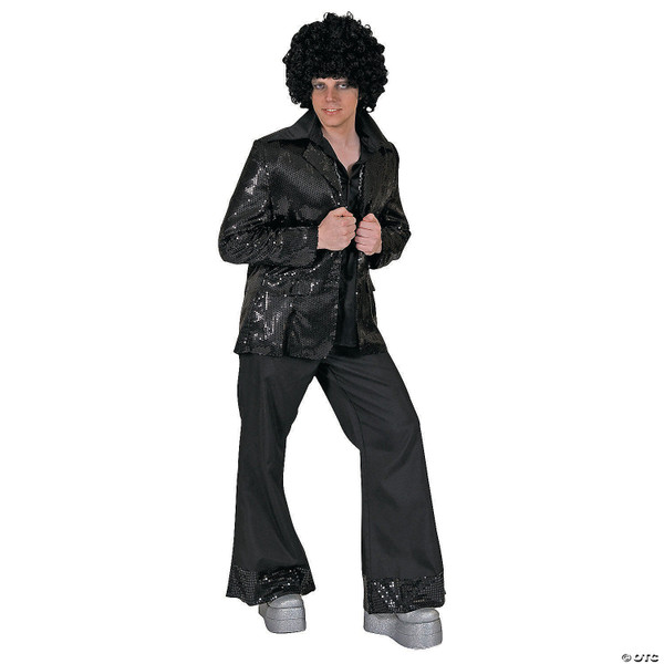 Men s Black Disco Jacket Costume N274-MR01FF782721