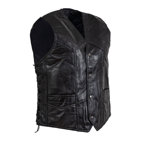 Leather Vest Q147-GFVBIKENPM