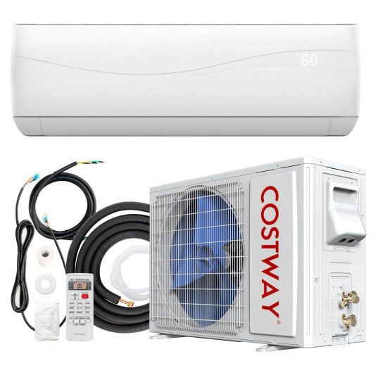 Blast Series 12000 BTU 17 SEER2 208-230V Ductless Mini Split Air Conditioner and Heater - Color: Wh D681-FP10293US-WH+