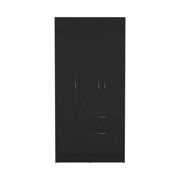 Two Piece Brown and Black Bedroom Set N270-530255