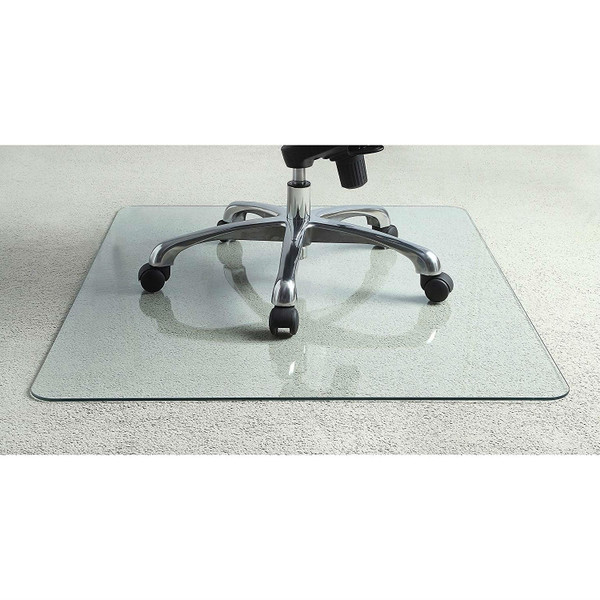 Heavy Duty 50 Inch Tempered Glass Chair Mat Q280-HDTGCM5088