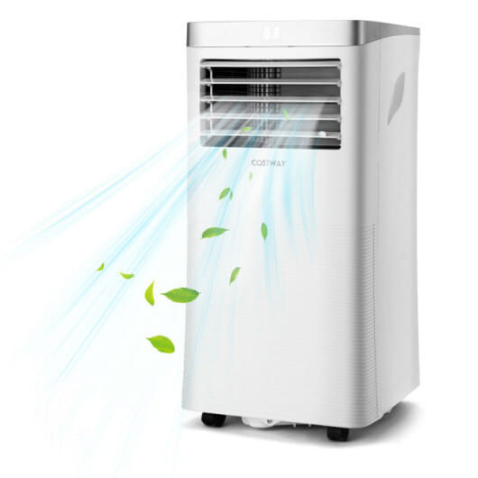 10000BTU 3-in-1 Portable Air Conditioner with Remote Control-White - Color: White D681-FP10123US-WH
