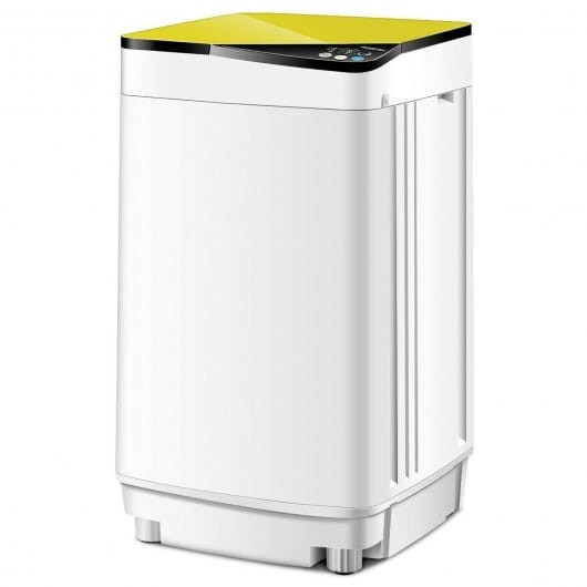 Full-automatic Washing Machine 7.7 lbs Washer / Spinner Germicidal-Yellow - Color: Yellow D681-EP24708YE