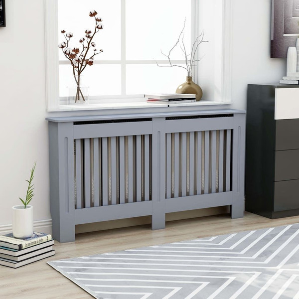  Radiator Cover Anthracite 59.8"x7.5"x32.1" MDF A949-288176