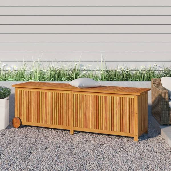Garden Storage Box Natural wood Solid Acacia wood A949-319713