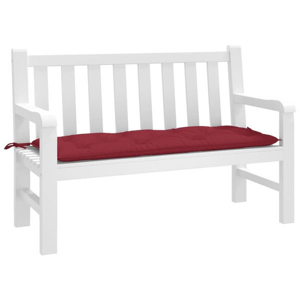 Garden Bench Cushion Wine red Oxford fabric (100% polyester) A949-361592