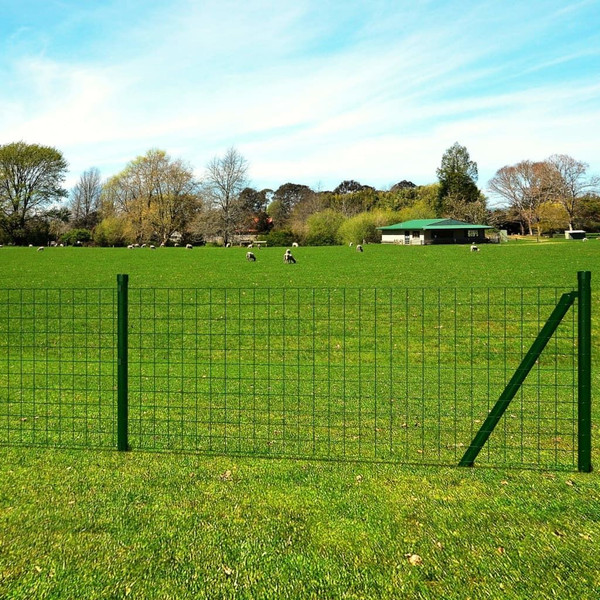 Euro Fence Steel 82ftx3.9ft Green A949-140570