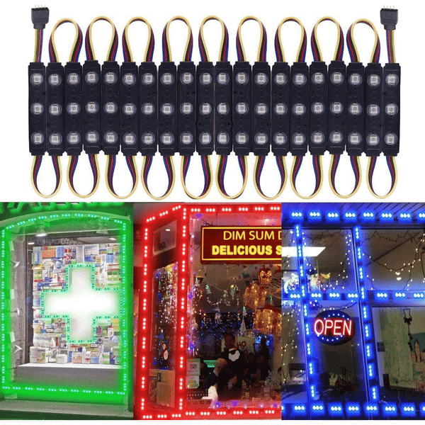 Waterproof 5050 SMD RGB LED Module Light Store Front Window Letters Sign Lamp T575-V0671300767