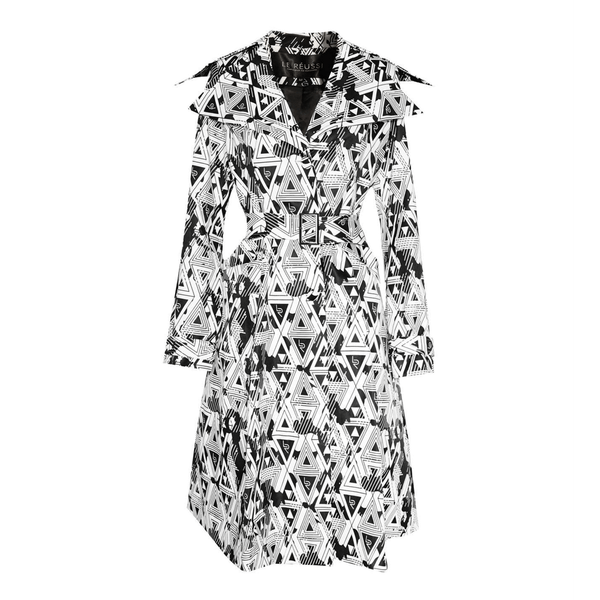 Amour Geometric Long Jacket T575-V0671384310