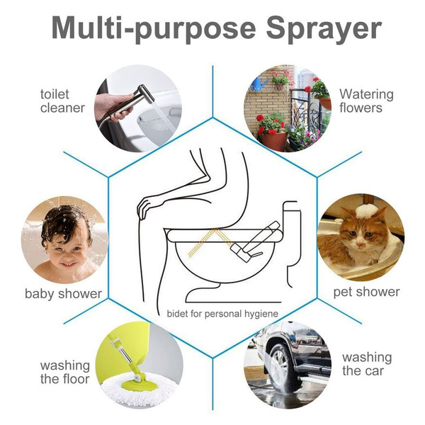 Bidet Sprayer for Toilet, Handheld Cloth Diaper Sprayer T575-S0671272932