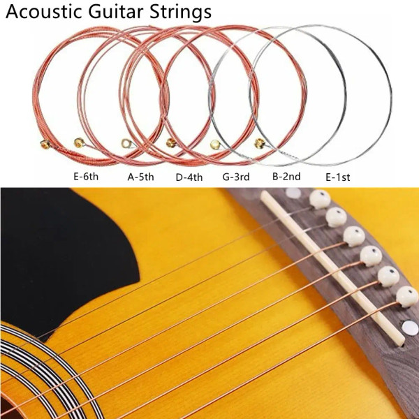 Color: PURPLE, Ships From: CHINA - Acoustic Guitar Strings E B G D A Single String Gauges 012 014 0 F640-12000036913820260