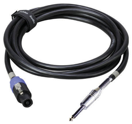 Studio Z Speakon Plug to 1/4 Male DJ Speaker Cable (25 Feet) M119-X21425