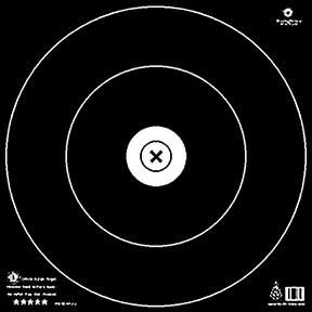 Maple Leaf Target Face NFAA Hunter 35 cm. 25 pk. R557-63172