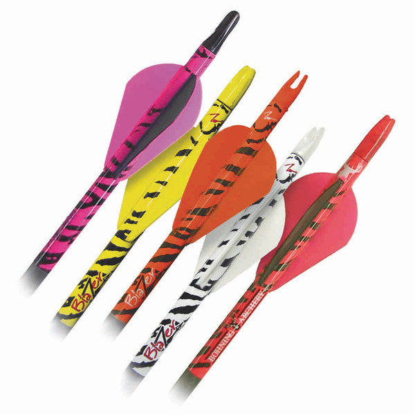 Bohning Blazer Arrow Wraps Yellow Tiger 4 in. 13 pk. R557-28520