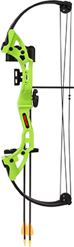 Bear Brave Bow Set Green 13.5-19 in. 15-25 lbs. RH R557-78679