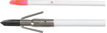 Muzzy Classic Fish Arrow White with Quick Release Gar Point R557-9230