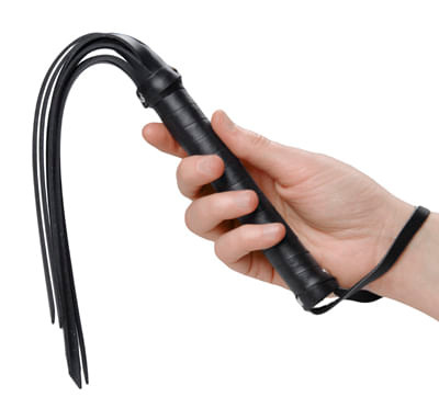 Rubber Strands Hand Flogger D496-AD216