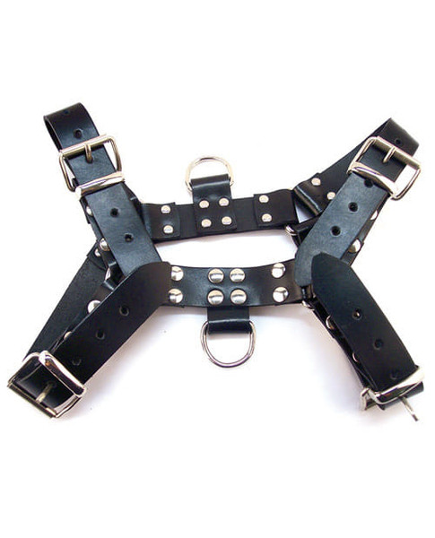 Rouge Over the Head Large Harness - Black X615-RGHF1075-L