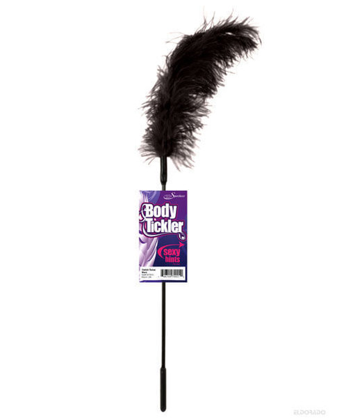 Sportsheets Body Tickler Ostrich Feather - Black X615-SS700-01