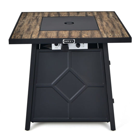 40 000 BTU 28 Inches Propane Gas Fire Pit Table With Cover B593-NP10423