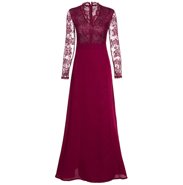 Color: Red, Size: L - High Waisted Prom Dress Q119-CJNSSYLY01675-Red-L