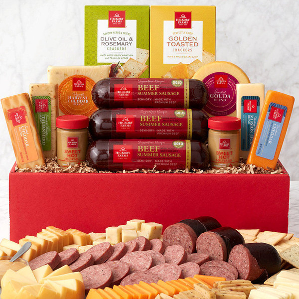 Party Favorites: Gourmet Cheese & Meat Gift Box Z954-GC-5435