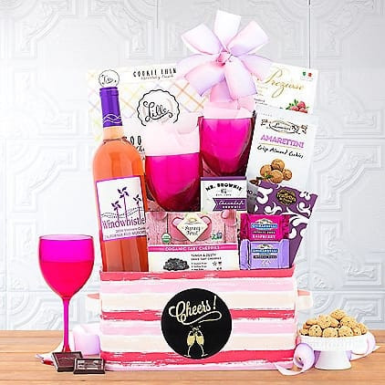 CHEERS!: Windwhistle Wine Gift Basket Z954-WC-255