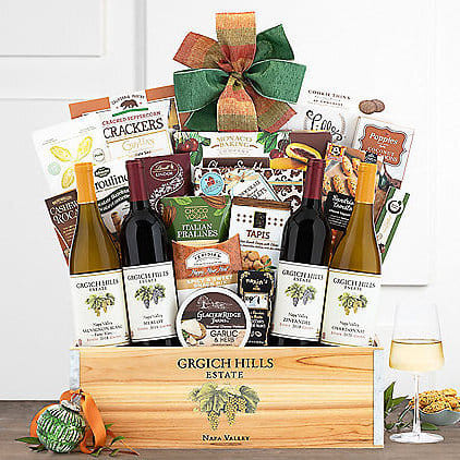 Grgich Hills Napa Valley Quartet: Premium Wine Basket Z954-WC-713