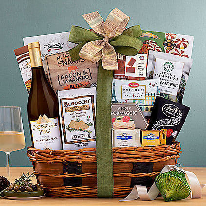 Crossridge Peak Chardonnay: Wine Gift Basket Z954-WC-717