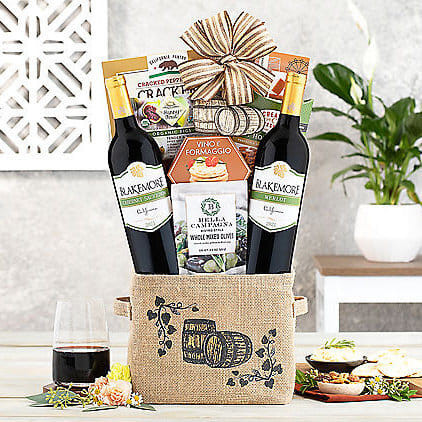 Blakemore Red Duet: Wine Gift Basket Z954-WC-703