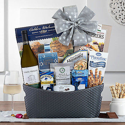 Baron Herzog Chardonnay: Kosher Wine Basket Z954-WC-847