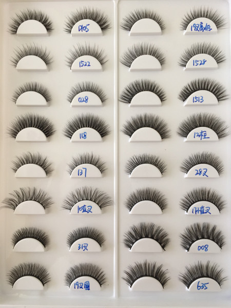 Style: 19 Fork circle - Sticky 3D silk false eyelashes No glue, no stimulation, natural soft and co Q119-CJBJHZJJ00048-19 Fork circle