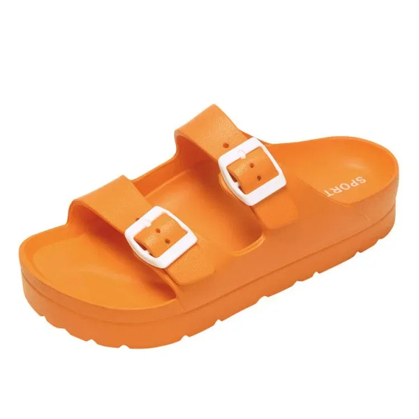 Color: PURPLE, Shoe Size: 35.5 - Crestar Women Platform Sandals Fashion EVA Insole Clogs with Arch  F640-12000038126845963