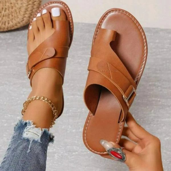 Color: Black, Shoe Size: 40 - Women Slippers Outdoor Casual Beach Women Shoes Summer New Flats Flip F640-12000038511758939