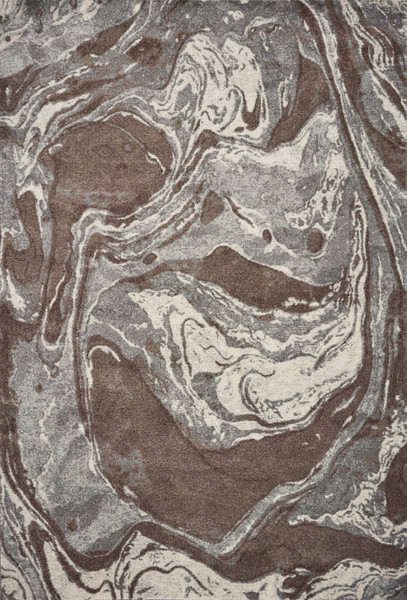9' X 13'  Polypropylene Mocha Area Rug N270-350525