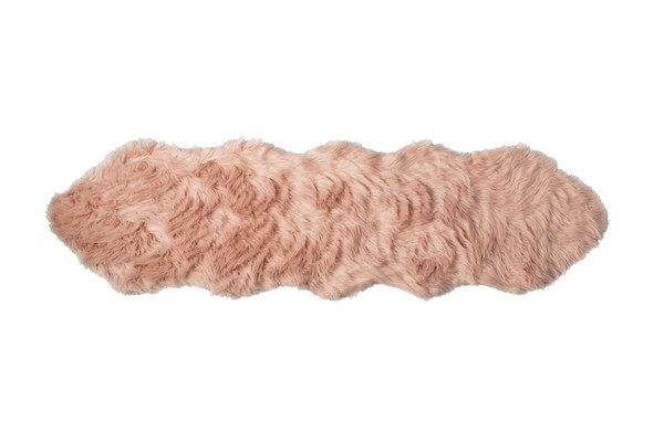 6' X 6' Grey Faux Fur Washable Non Skid Area Rug N270-476650