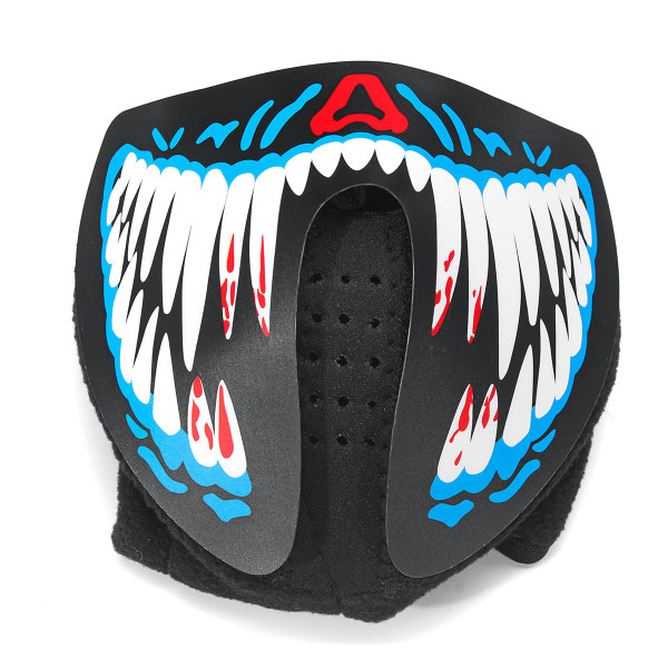 LED Rave Party Face Mask Equalizer Flashing by Music Luminous Cosplay Dance C122-1332768