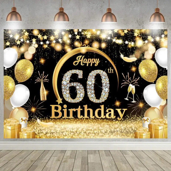 Color: VIOLET/?«?—?…° - Happy 60th Birthday 60 60th Birthday Party Decorations 60 Years Old Birthda F640-12000034219713173