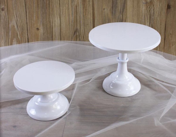 Color: White, Size: Small - Chinese Wedding Dessert Table Decoration Chinese Style Set Wrought Iron Q119-CJHD114204405EV