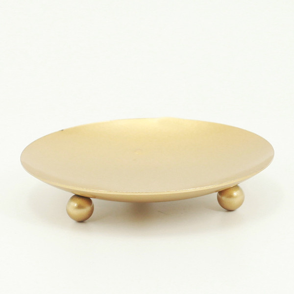 Color: Gold - Iron Plate Candle Holder Decoration Q119-CJHD123149001AZ