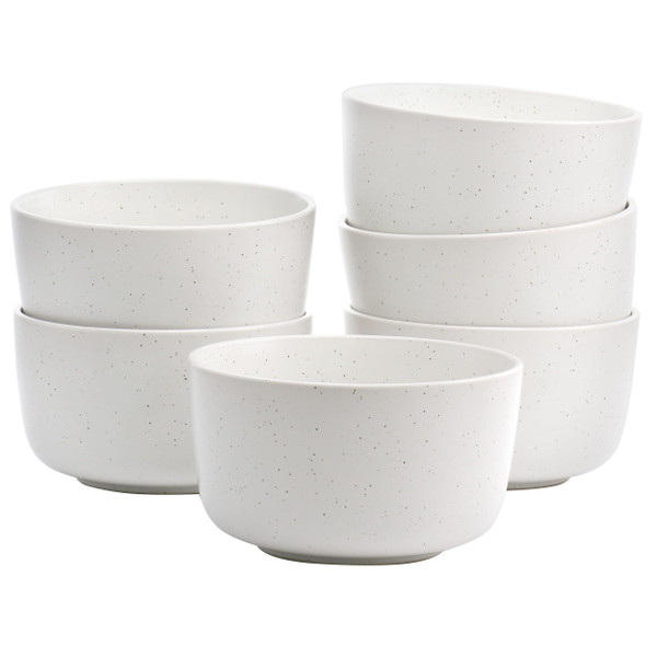 Studio 3B Mio 6 Piece 5.5 Inch Round Stoneware Bowl Set in Sea Salt D970-133119.01