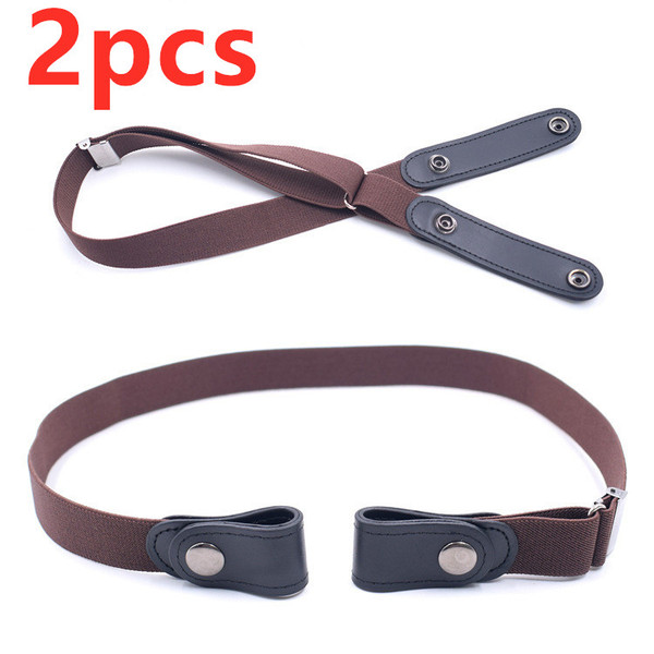 Color: Coffee 2pcs - Adjust the loose belt Q119-CJNSFSYD00460-Coffee 2pcs