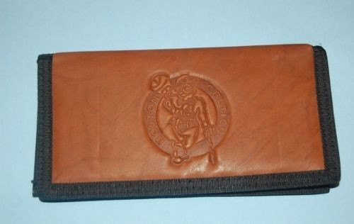 Boston Celtics Checkbook Cover Leather/Nylon Embossed CO Z157-2499454602