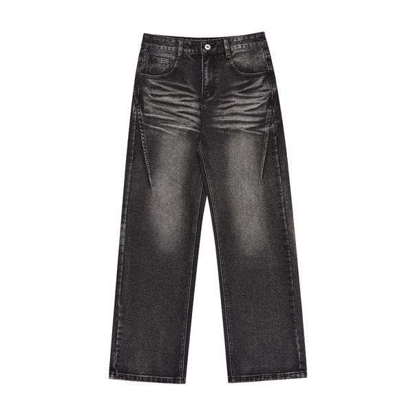 Fashion Wash Distressed Straight Jeans For Men Q119-CJXX2015657