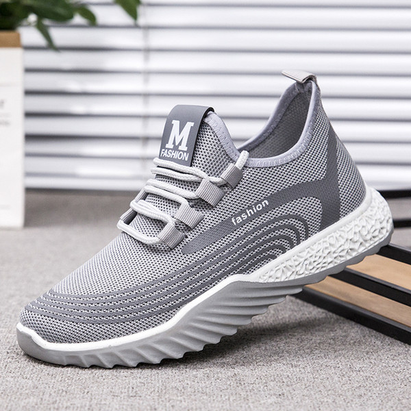 Color: Grey, Size: 38 - Women's Running Shoes Travel Shoes Mesh Breathable Sports Shoes Q119-CJBHNSNS33459-Grey-38