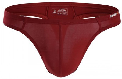 Color: gules, Size: L - Ice silk men's thong Q119-CJNSNYYD00034-gules-L