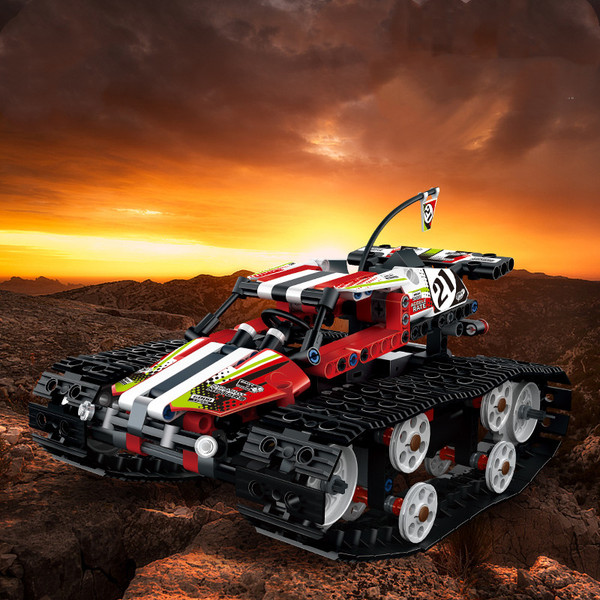 style: D - Remote Control Car Tracked Programming Racing Children Assembling Q119-CJYZ115161804DW