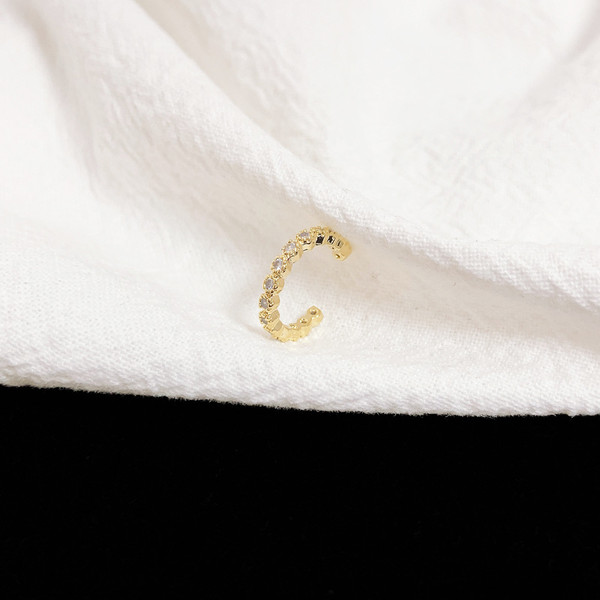Color: 4Style - Simple Student Ear Bone Clip Earrings High-end Earrings Q119-CJLX117569504DW