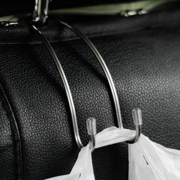 Metal Multi-functional Car Seat Hook Auto Headrest Hanger Bag Holder Clips for Car Bag Purse K484-PAU_03B5FDSC